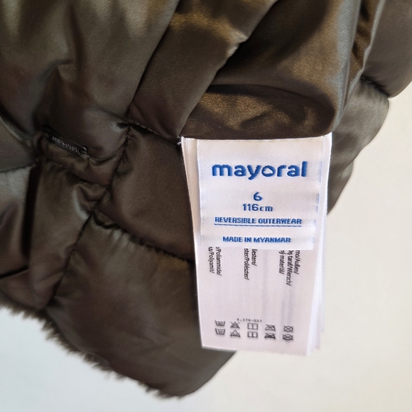Mayoral Olive Quilted Puffer Vest - Picture 7 of 7